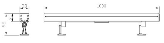 High Power Slim Linear IP65 DMX Wash Wall Lighting